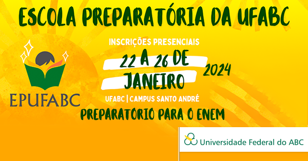 Curso Gratuito Da Ufabc Preparat Rio Para O Enem Abre Inscri Es Para