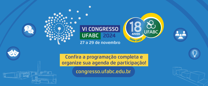 Programação do Sexto Congresso da Universidade Federal do ABC