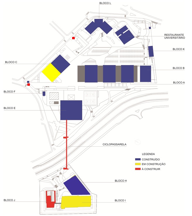 Mapa do Campus Santo André