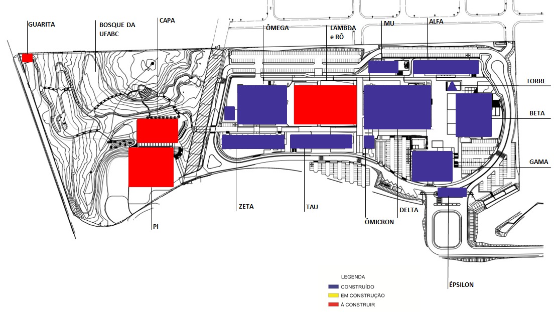 Mapa Campus São Bernardo do Campo