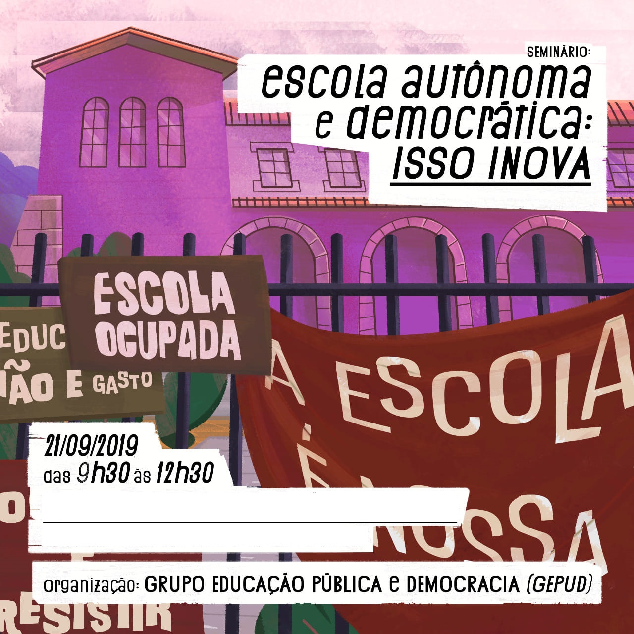 novo ensino medio cartaz seminario setembro 2019 felipe alencar