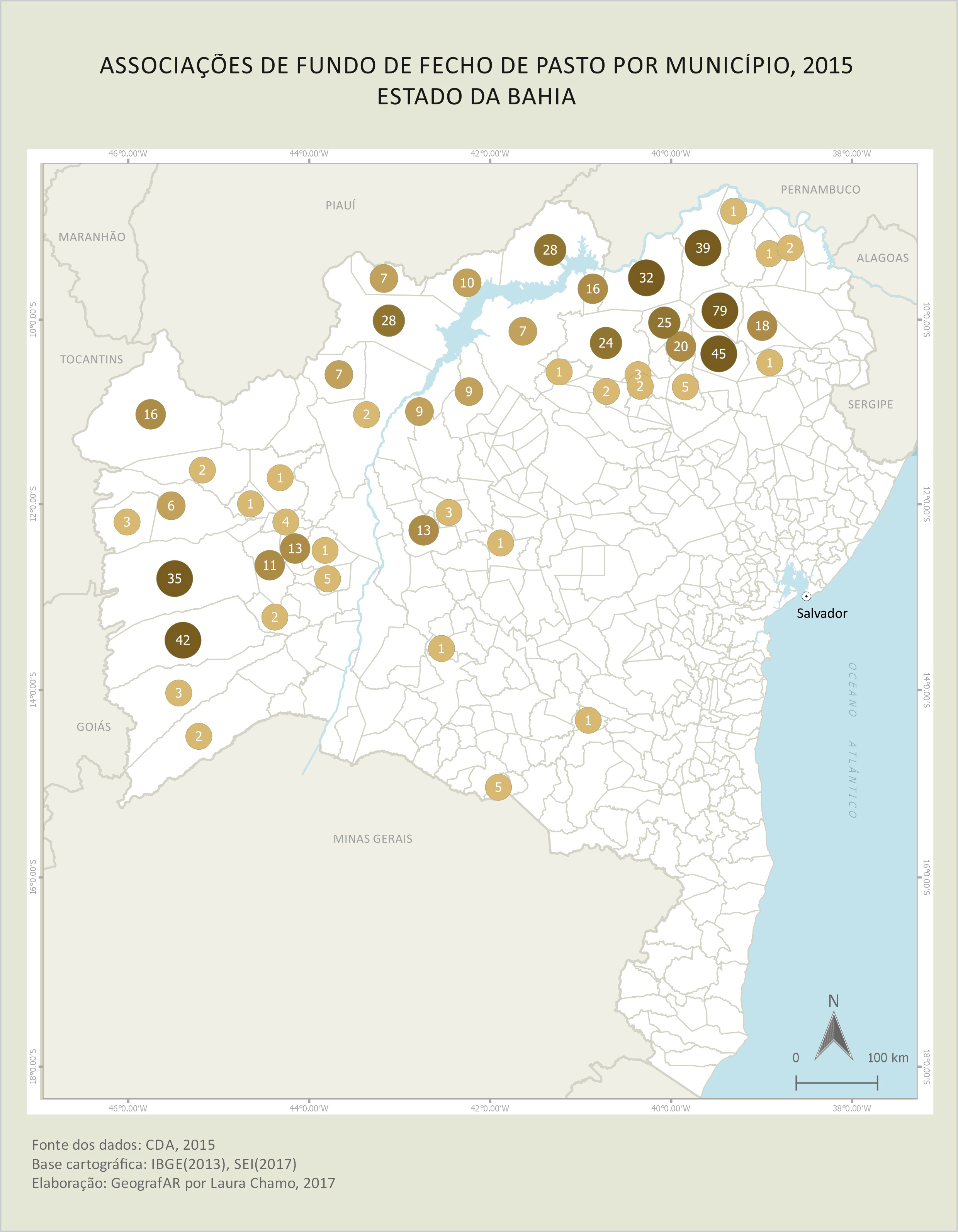 mapa populaes de fundo e fecho de pasto bahia 2015 flavia pereira santanna 1 1